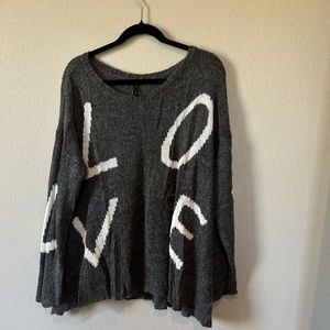 Elan LOVE Sweater Sz L
